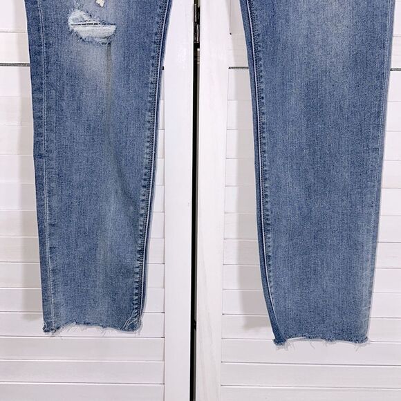 Lucky Brand Jeans Size 12 12/31 Lolita Skinny Stretch Raw Hem Ankle - Picture 7 of 14